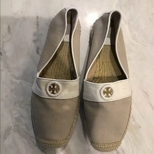 Tory Burch espadrilles.